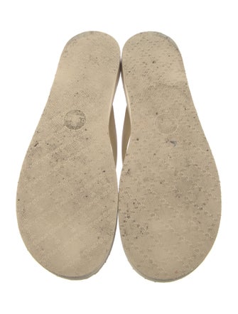 Gucci Double G Logo Rubber Flip Flops