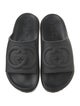 Gucci Interlocking G Logo Rubber Slides