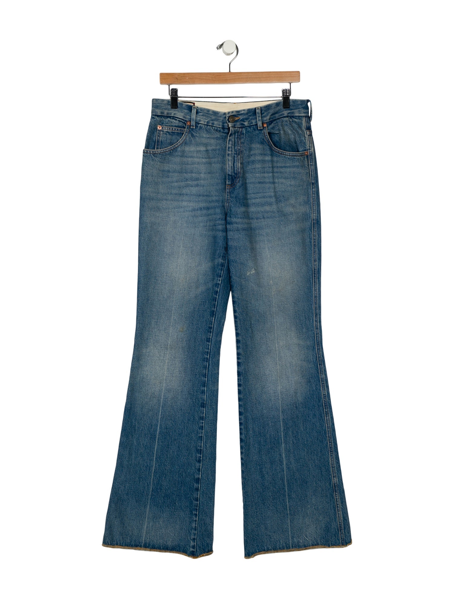 Gucci High-Rise Wide Leg Jeans