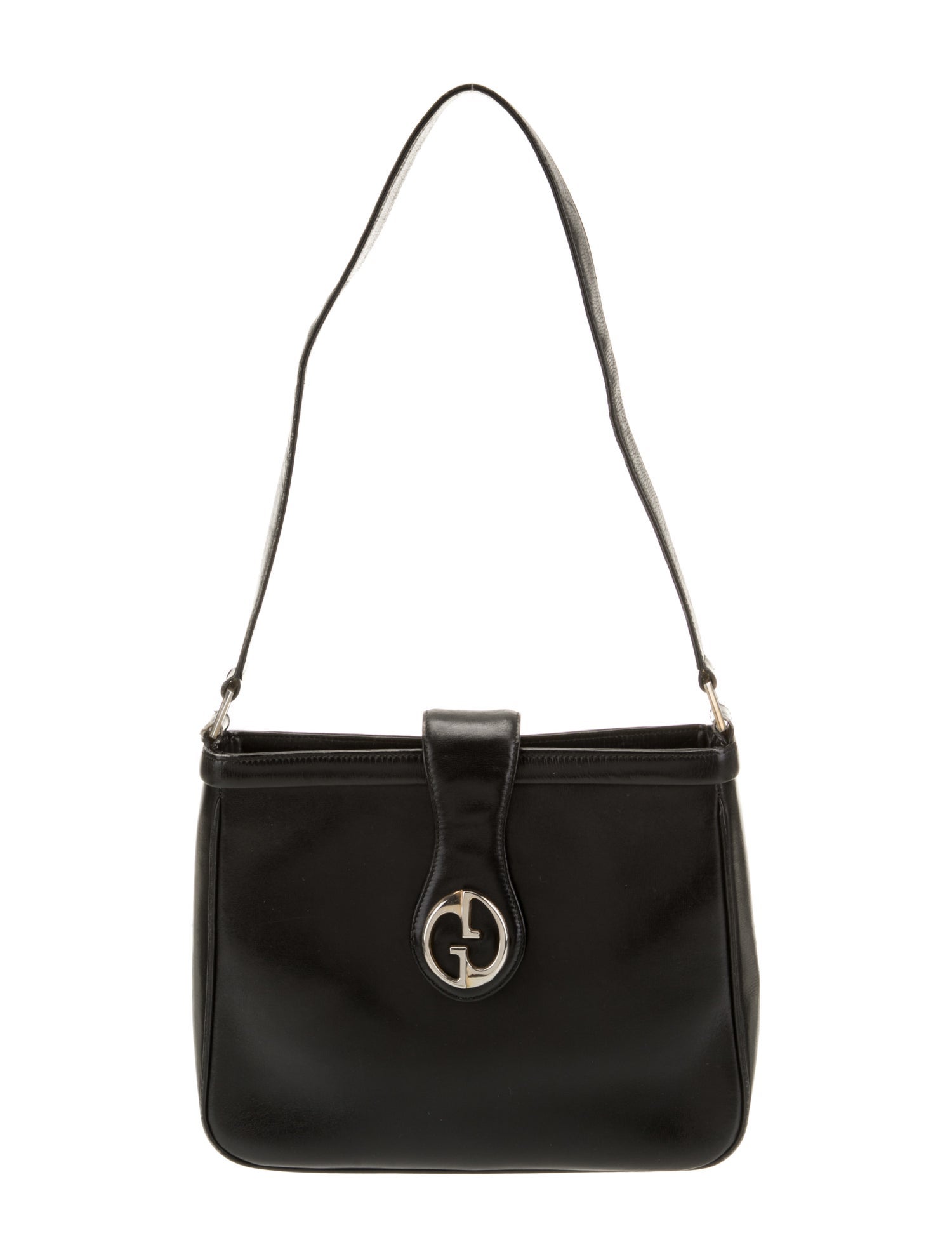 Chloé Leather Chain-Link Shoulder Bag - Black Shoulder Bags