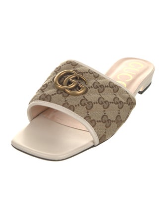 Gucci GG Canvas Canvas Slides