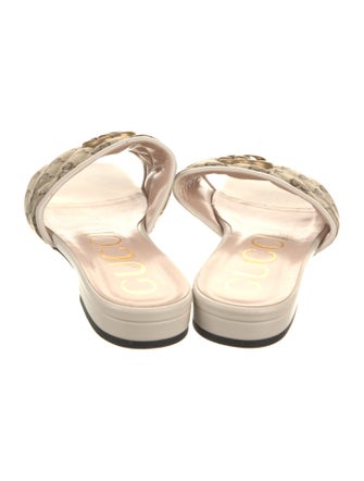 Gucci GG Canvas Canvas Slides