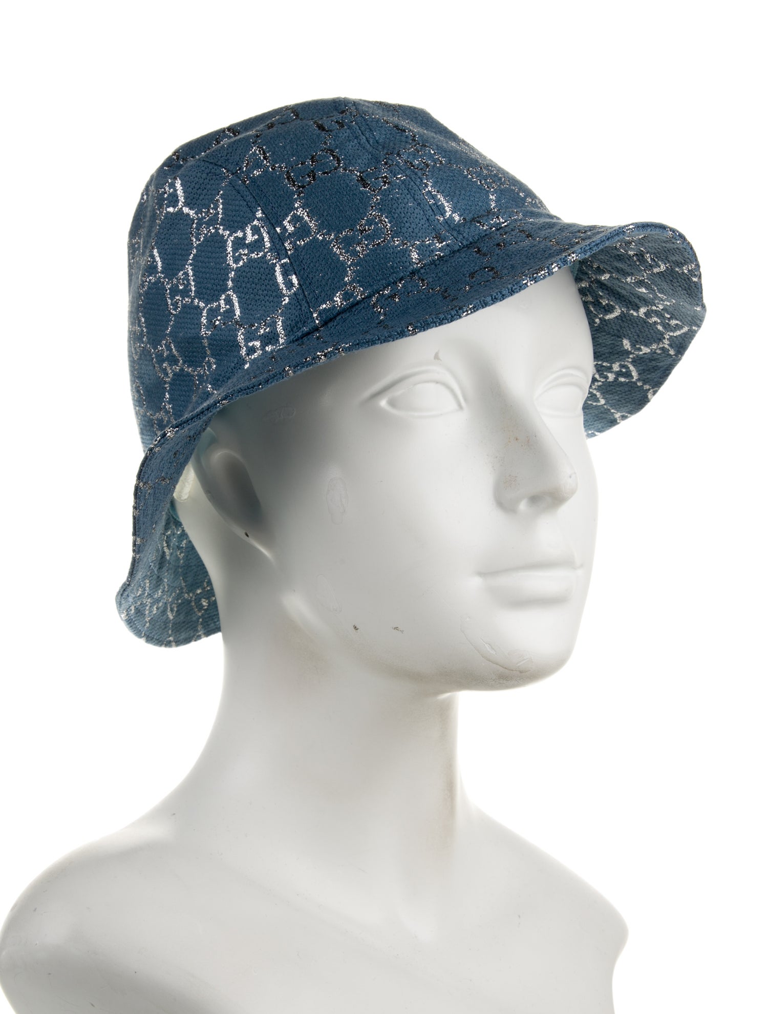 Gucci Monogram Bucket Hat Size S