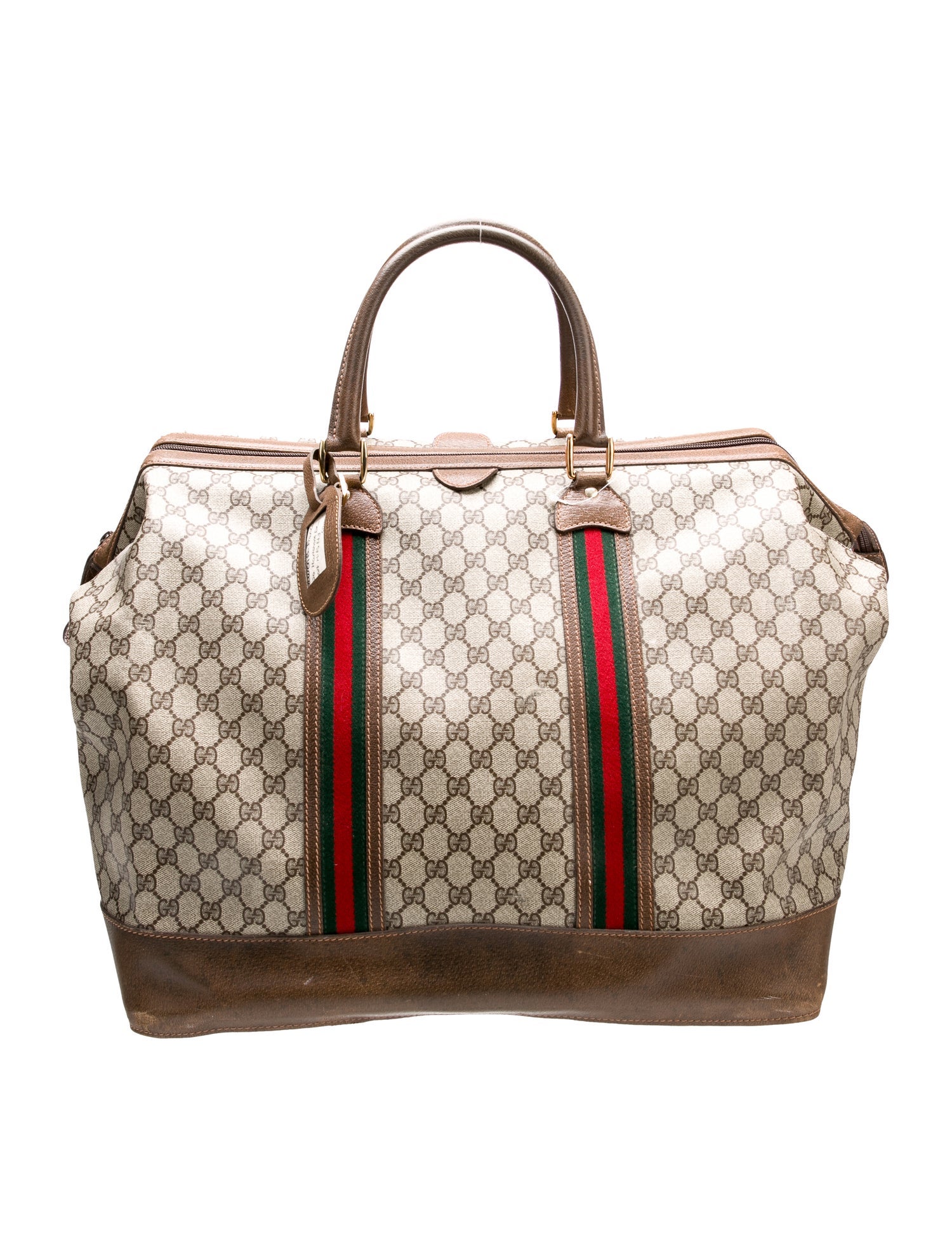 Gucci GG Supreme Weekender Bag Vintage
