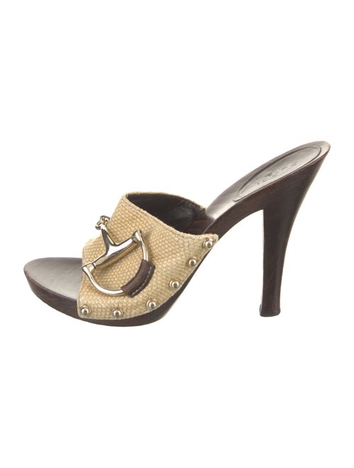 Gucci Hasler Horsebit Accent Studded Accents Slides