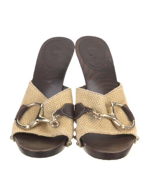 Gucci Hasler Horsebit Accent Studded Accents Slides