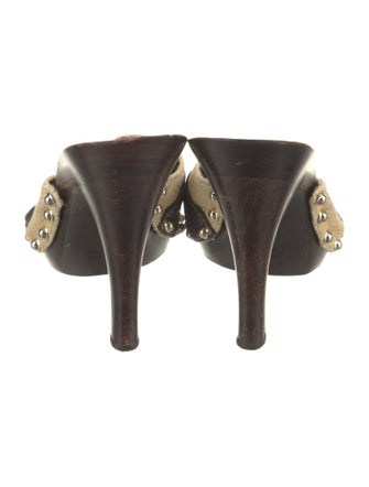 Gucci Hasler Horsebit Accent Studded Accents Slides