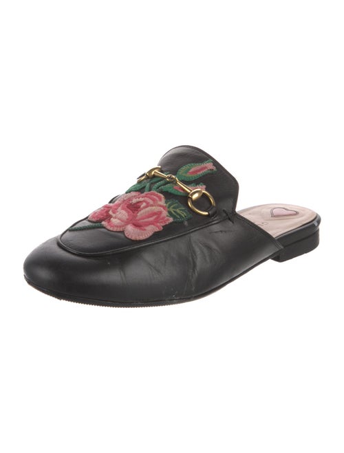 Gucci Horsebit Accent Leather Mules
