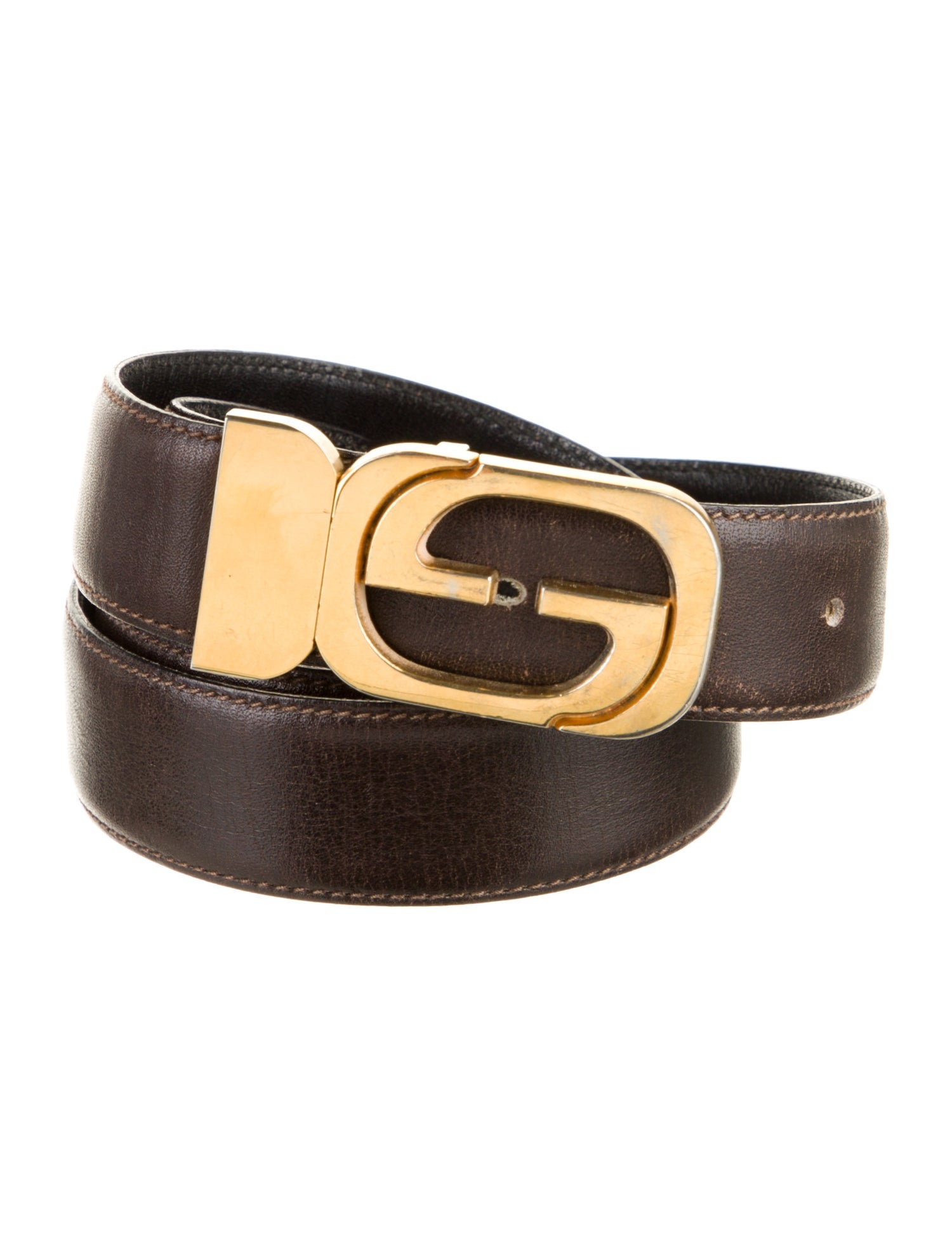 Gucci Vintage Interlocking G Logo Belt