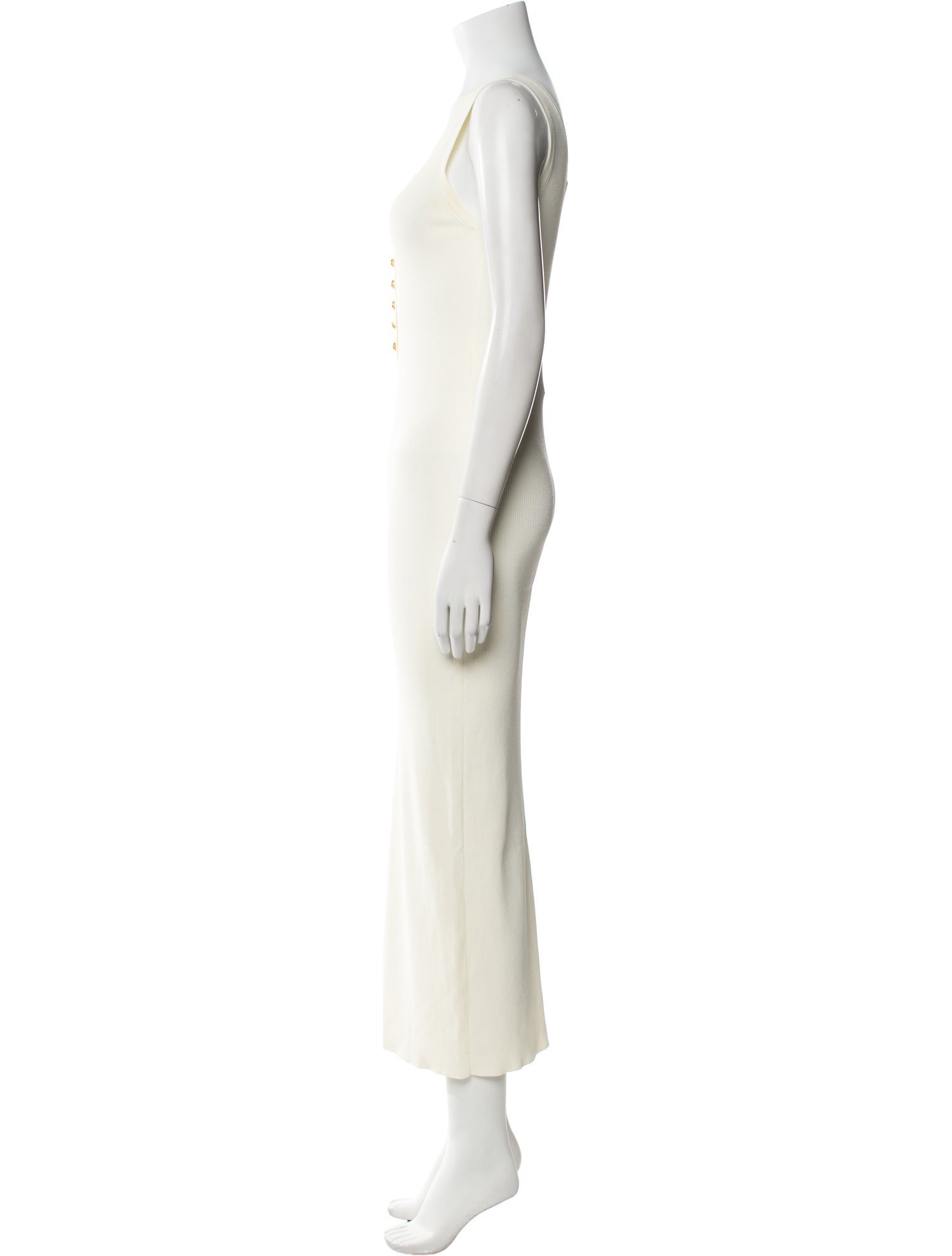 Gucci Scoop Neck Long Dress