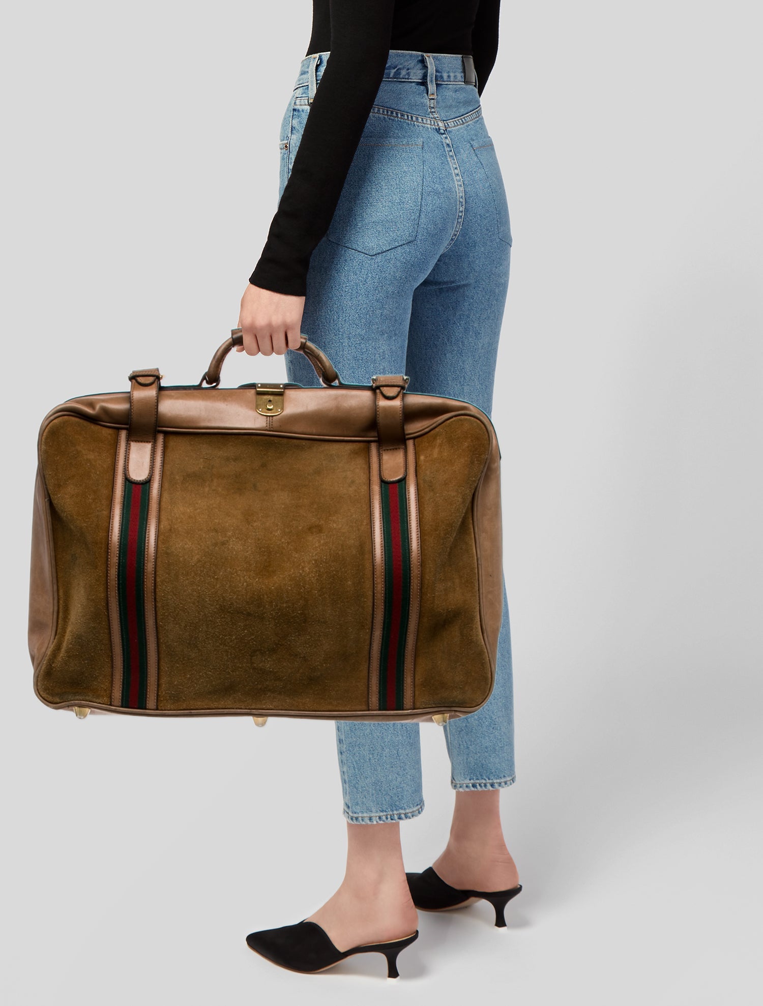 Gucci Web Suitcase Vintage