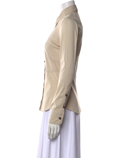 Gucci Long Sleeve Button-Up Top