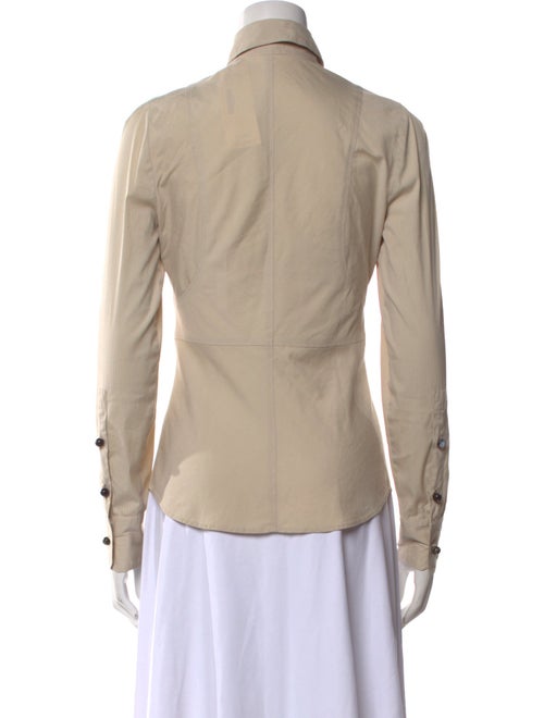 Gucci Long Sleeve Button-Up Top