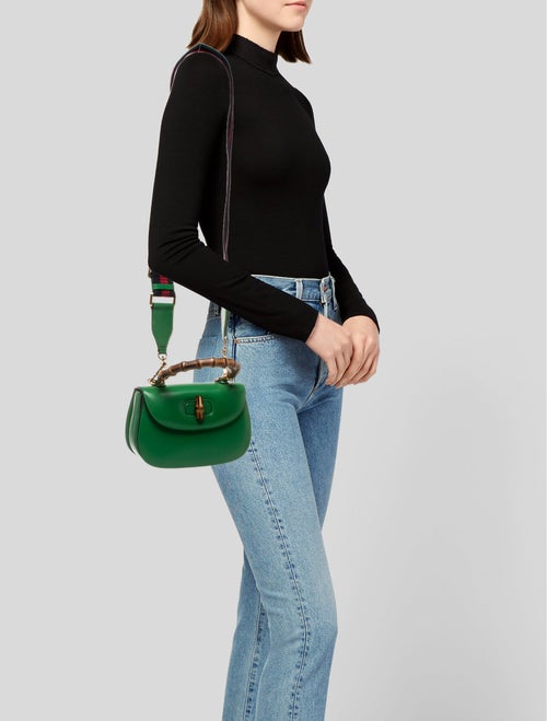 Gucci Sylvie Web Bamboo 1947 Small