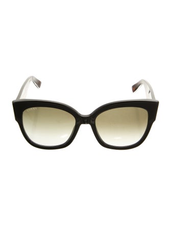 Gucci Interlocking G Logo Oversize Sunglasses
