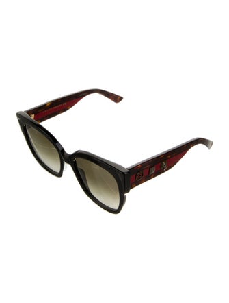 Gucci Interlocking G Logo Oversize Sunglasses