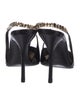 Gucci Patent Leather Chain-Link Accents Slingback Pumps