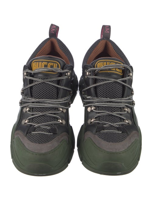 Gucci Leather Colorblock Pattern Chunky Sneakers