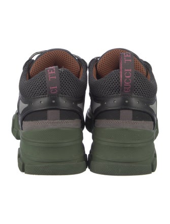 Gucci Leather Colorblock Pattern Chunky Sneakers