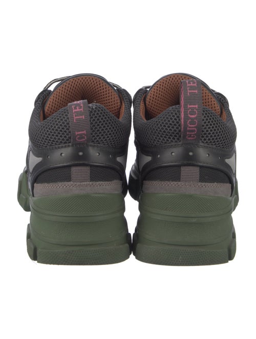 Gucci Leather Colorblock Pattern Chunky Sneakers