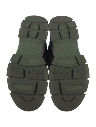 Gucci Leather Colorblock Pattern Chunky Sneakers