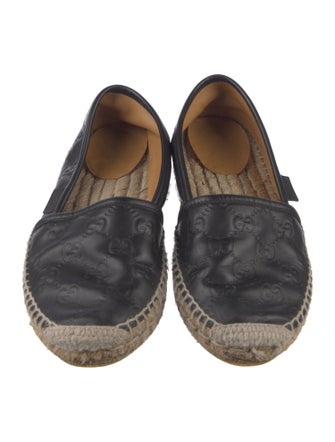 Gucci GG Signature Leather Espadrilles