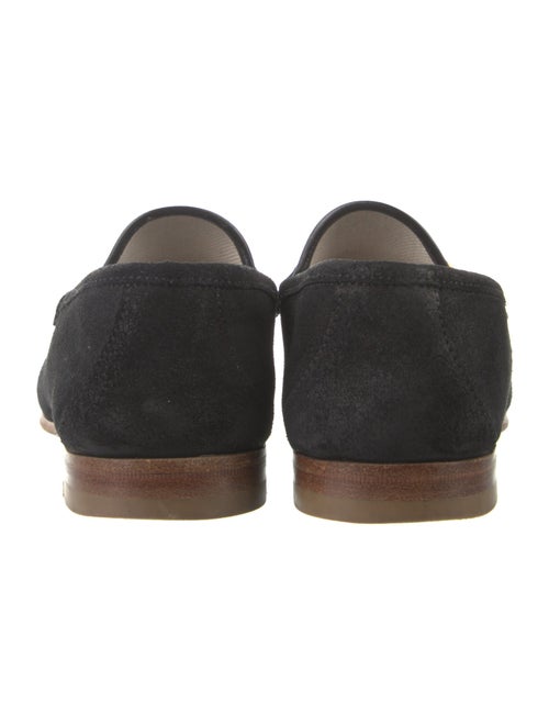 Gucci Horsebit Accent Suede Loafers