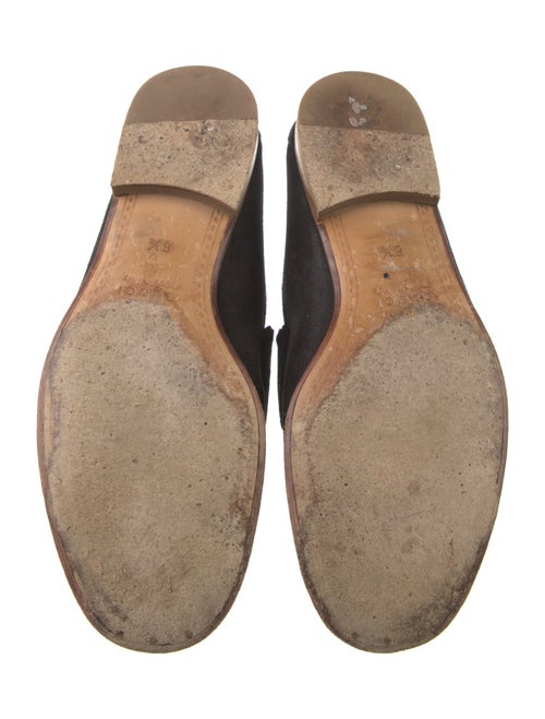 Gucci Horsebit Accent Suede Loafers