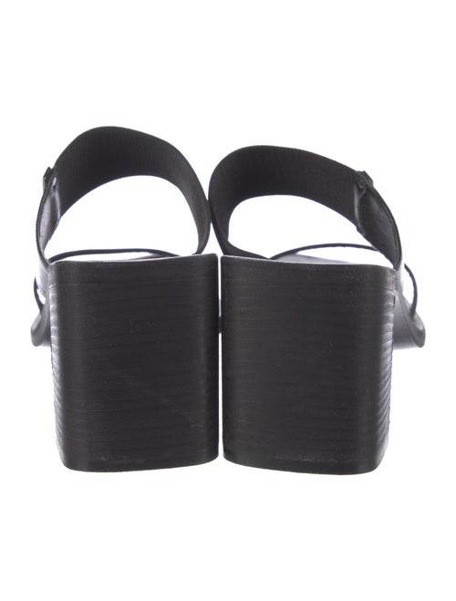 Gucci Leather Grosgrain Trim Slides