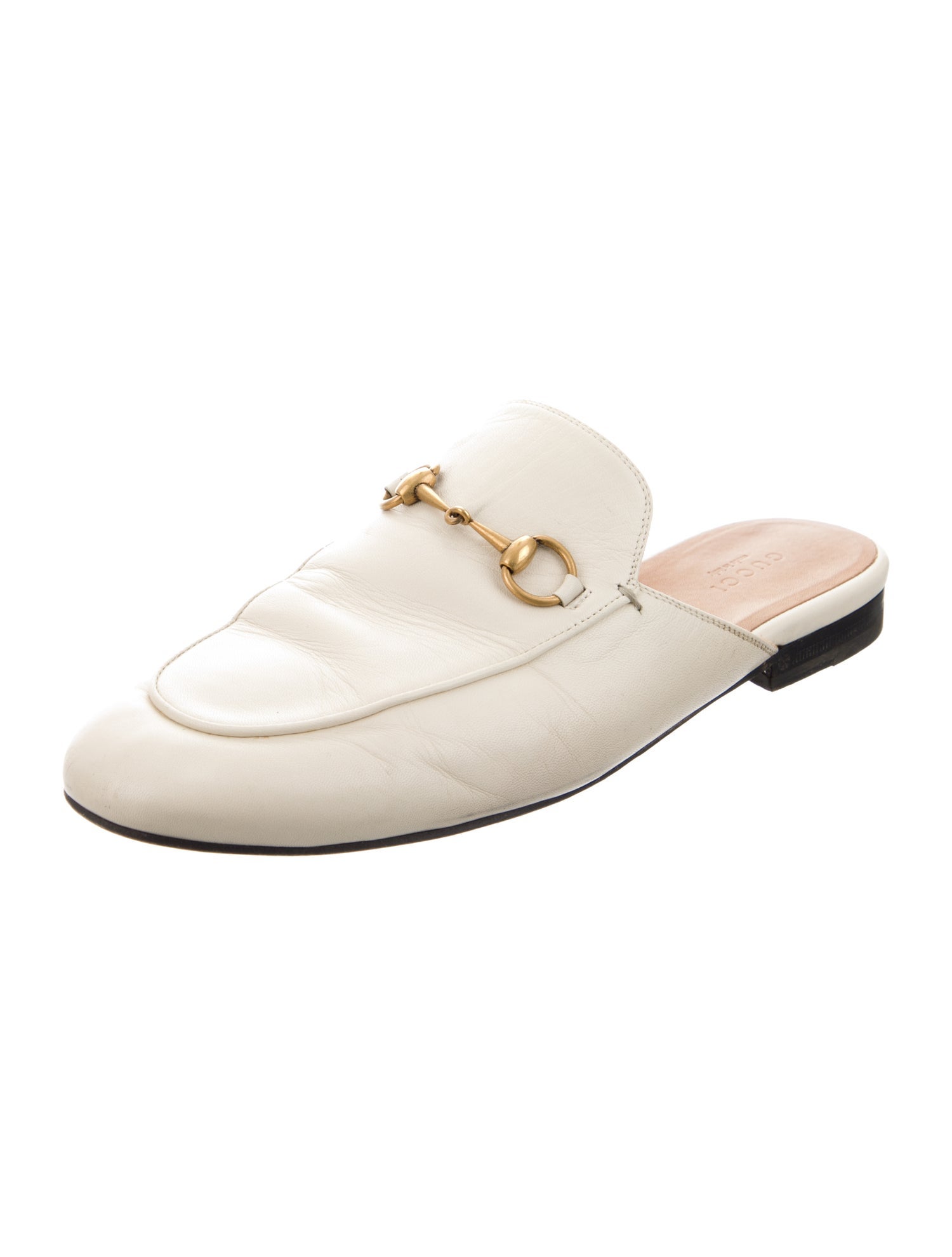 Gucci Horsebit Accent Leather Mules