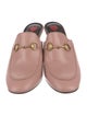 Gucci Horsebit Accent Leather Mules
