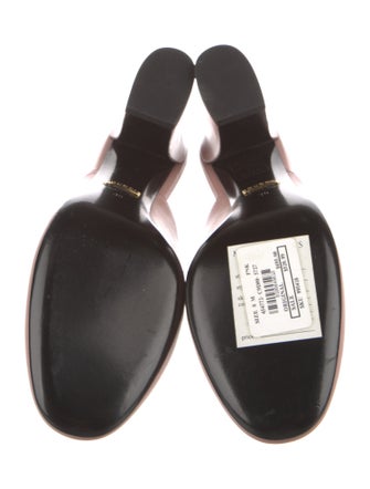 Gucci Horsebit Accent Leather Mules