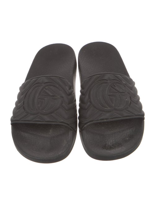 Gucci Double G Logo Rubber Slides