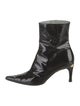 Gucci Horsebit Accent Patent Leather Boots