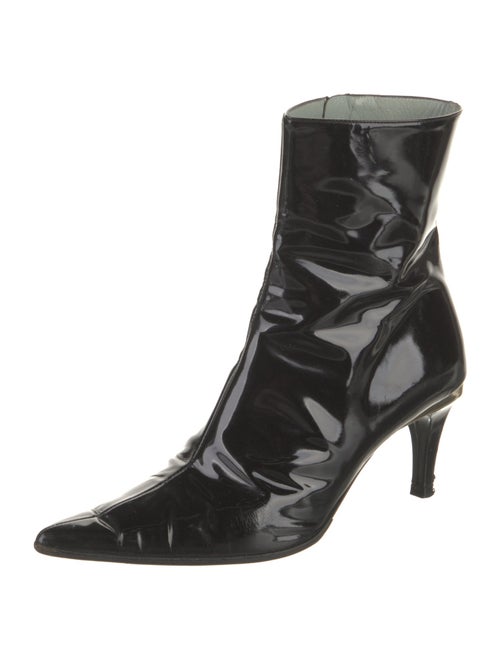 Gucci Horsebit Accent Patent Leather Boots
