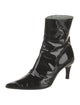 Gucci Horsebit Accent Patent Leather Boots