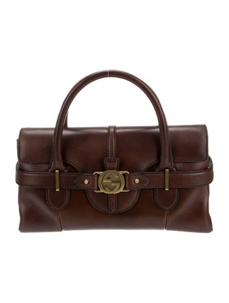 Gucci Leather Top Handle Bag