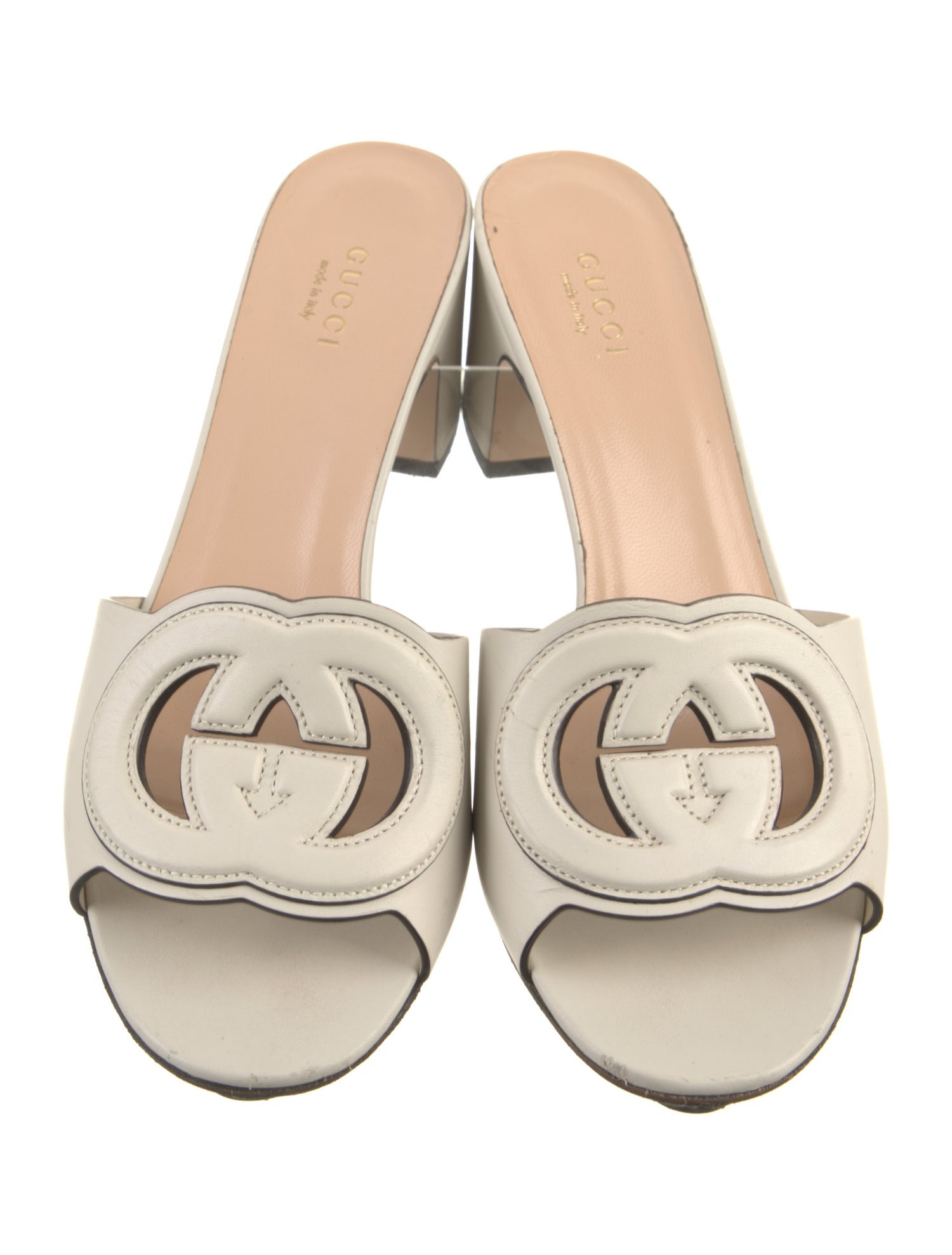 Gucci Leather Slides