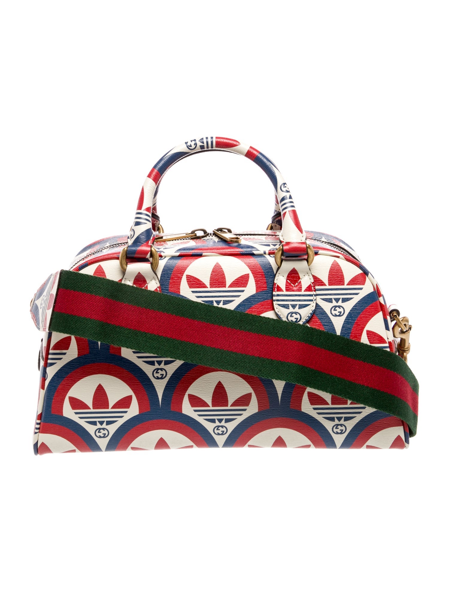 Gucci x Adidas Web Top Handle Bag