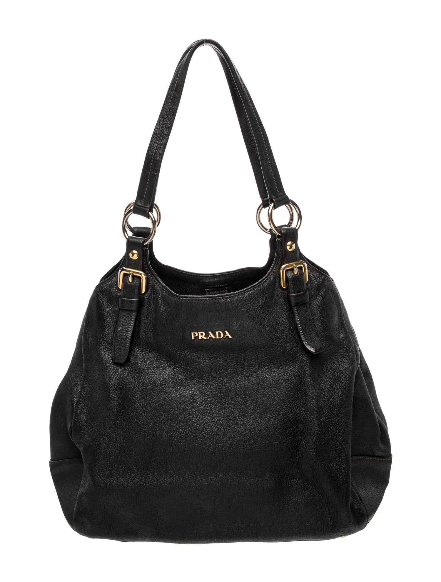 Prada Vitello Daino Leather Hobo