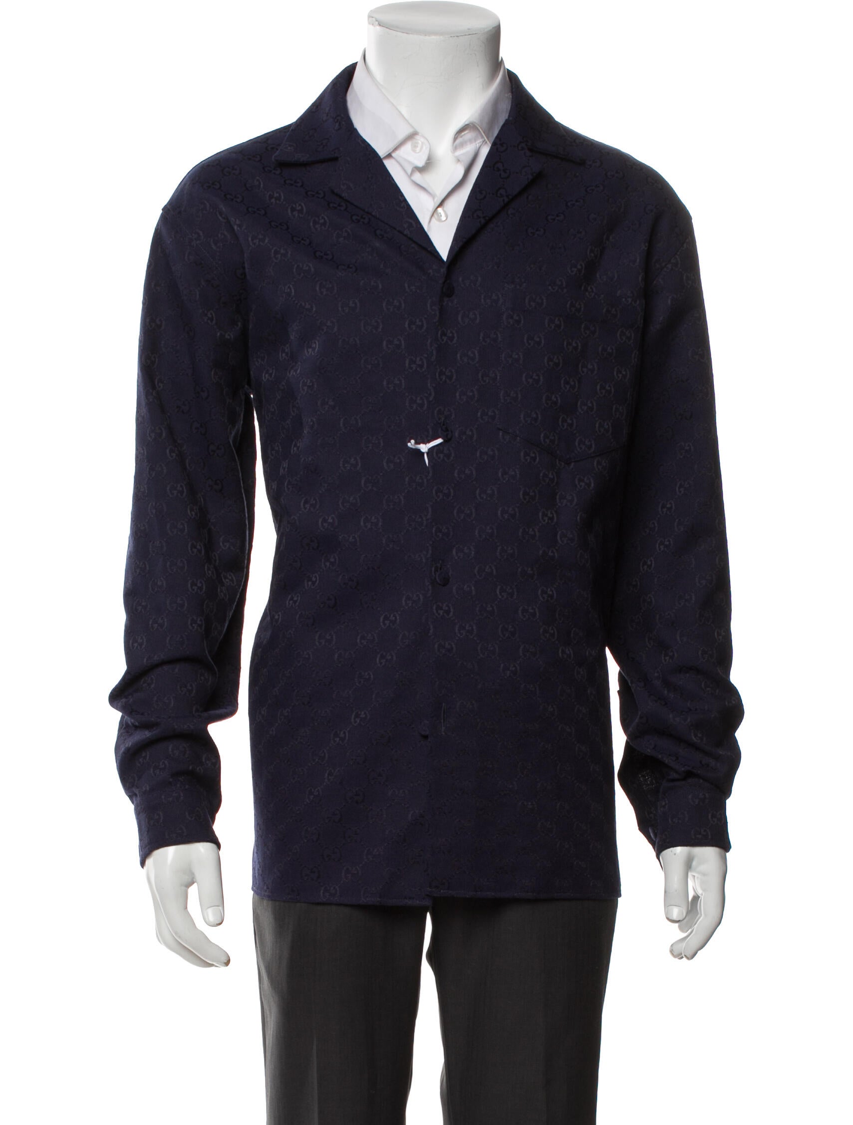 Gucci 2024 GG Canvas Denim Shirt w/ Tags