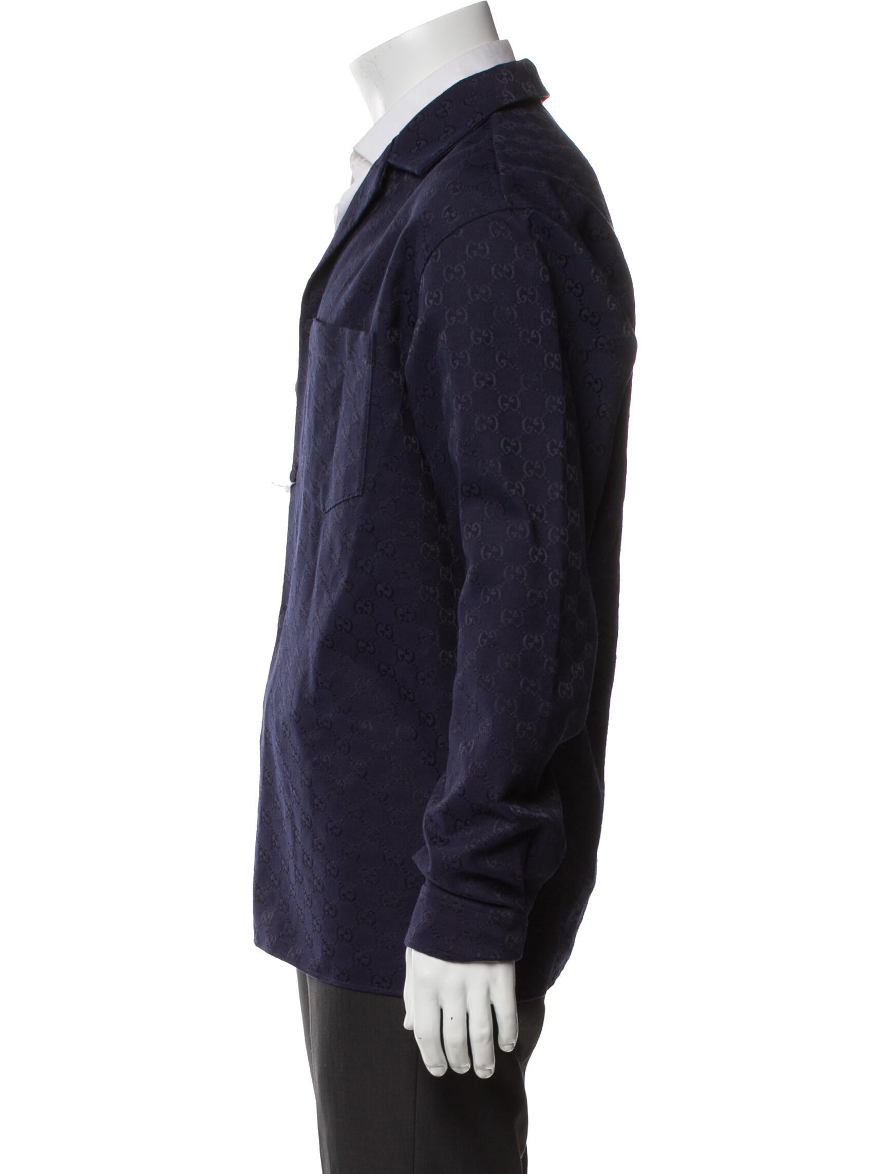 Gucci 2024 GG Canvas Denim Shirt w/ Tags