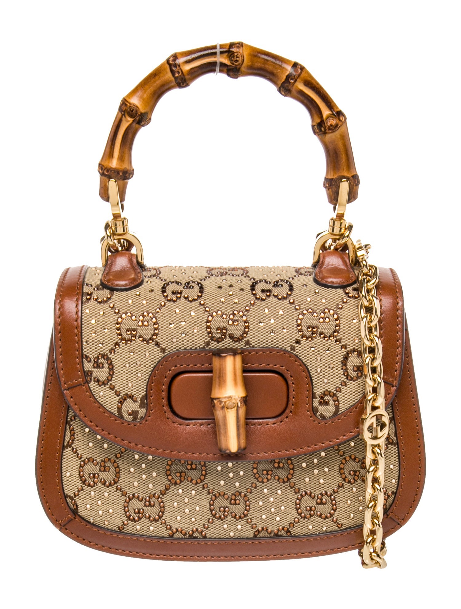 Gucci GG Canvas Bamboo 1947 Mini