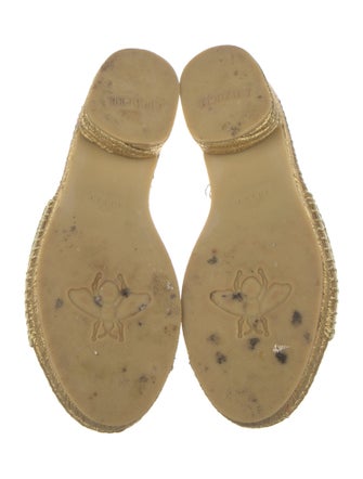 Gucci Double G Logo Leather Slides