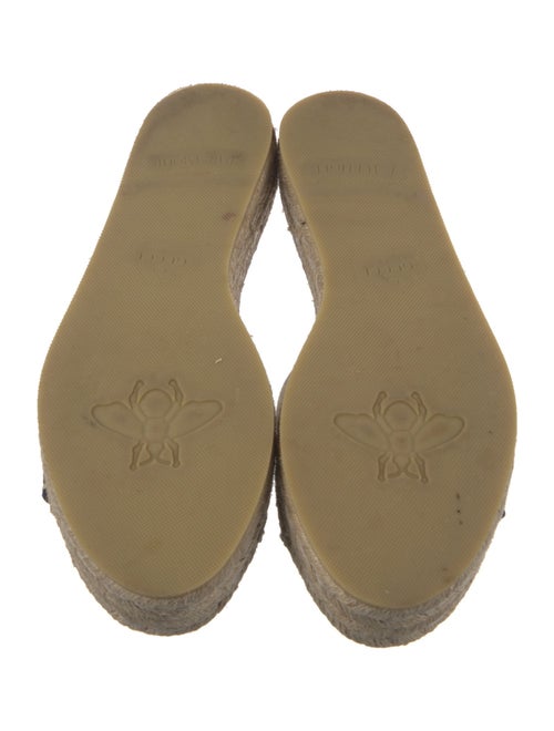 Gucci Interlocking G Logo Canvas Espadrilles