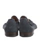 Gucci Web Accent Suede Loafers