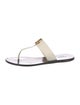 Gucci Marmont GG Thong Flats Double G Logo Slides
