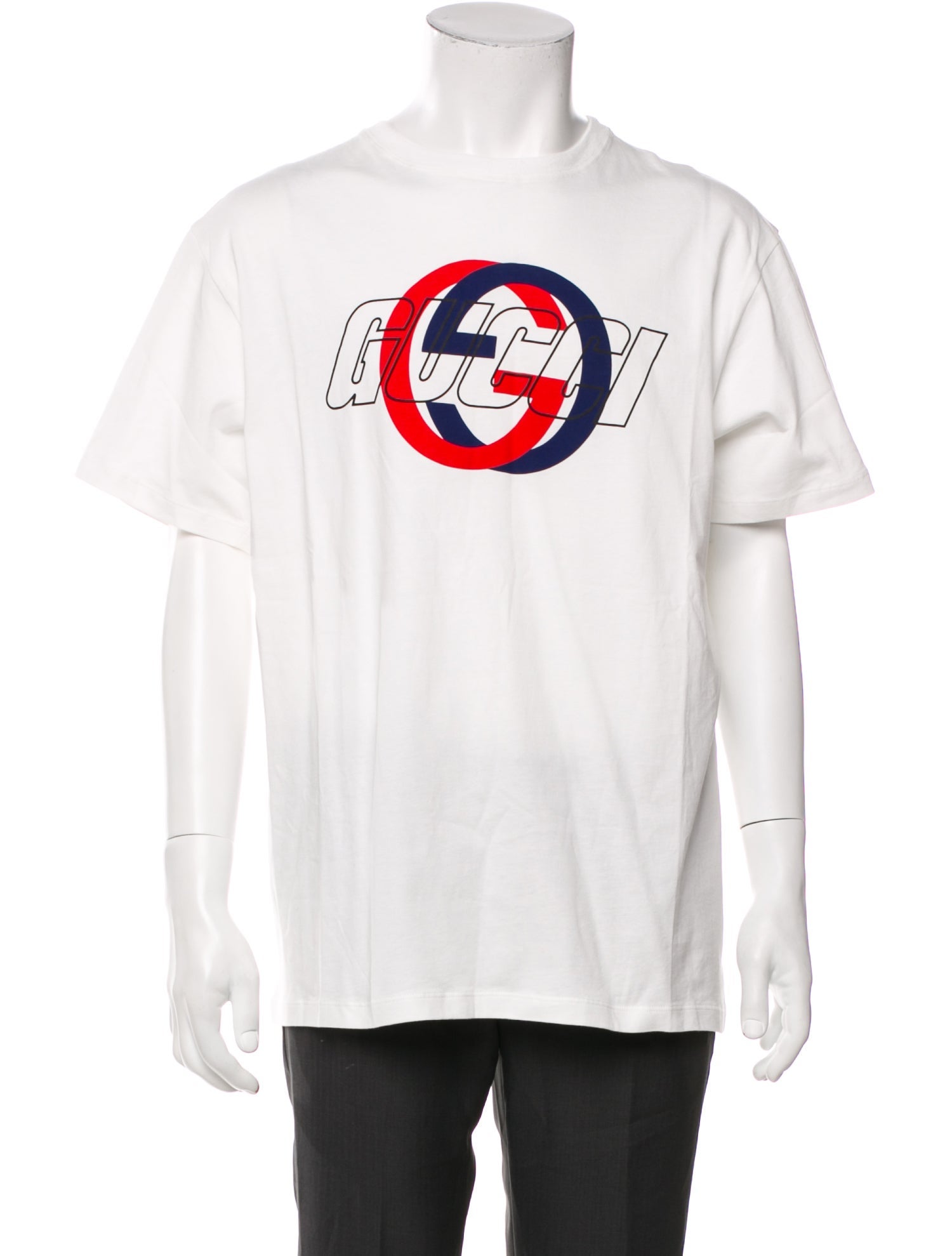 Gucci Interlocking G Logo Crew Neck T-Shirt