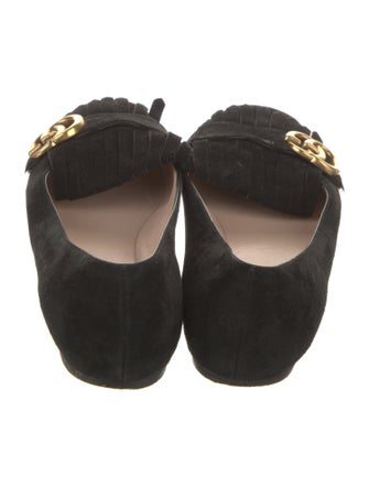 Gucci Marmont Flats Double G Logo Flats