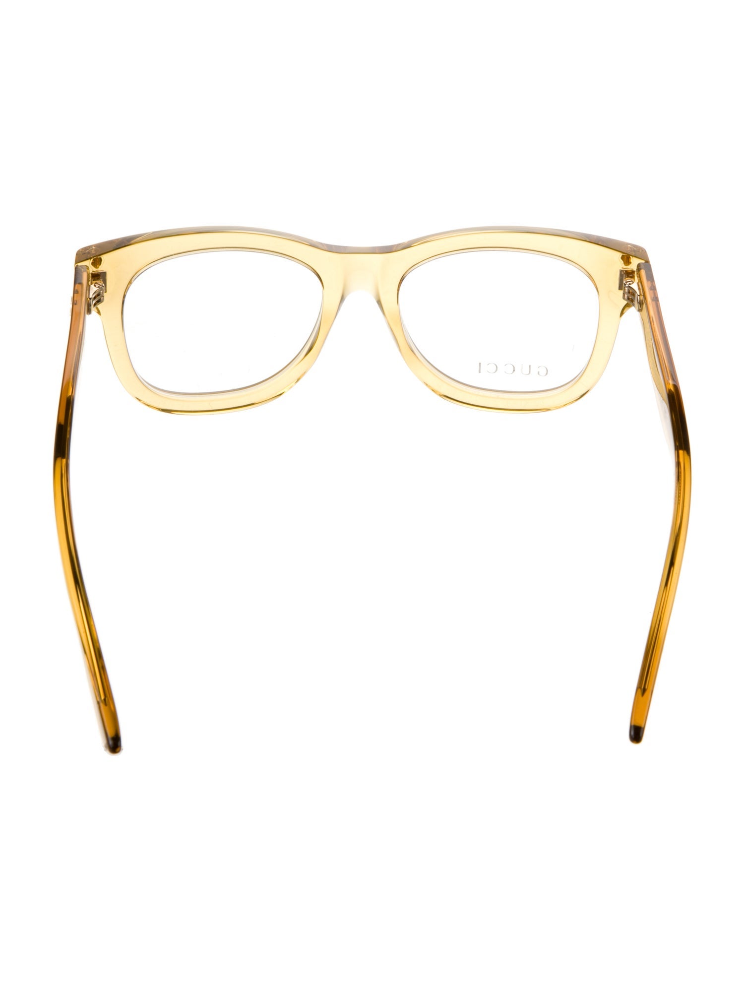 Gucci Interlocking G Logo Wayfarer Eyeglasses